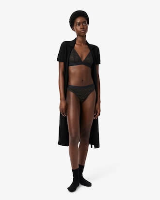 Logo Waist Mesh Briefs