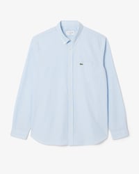 Camisa para hombre Regular Fit de popel&iacute;n a cuadros vichy