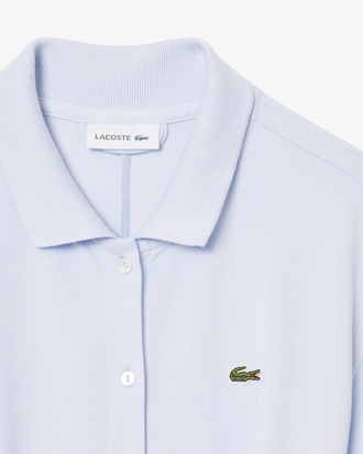 Women's Flared Mini-Piqu&eacute; Polo Dress