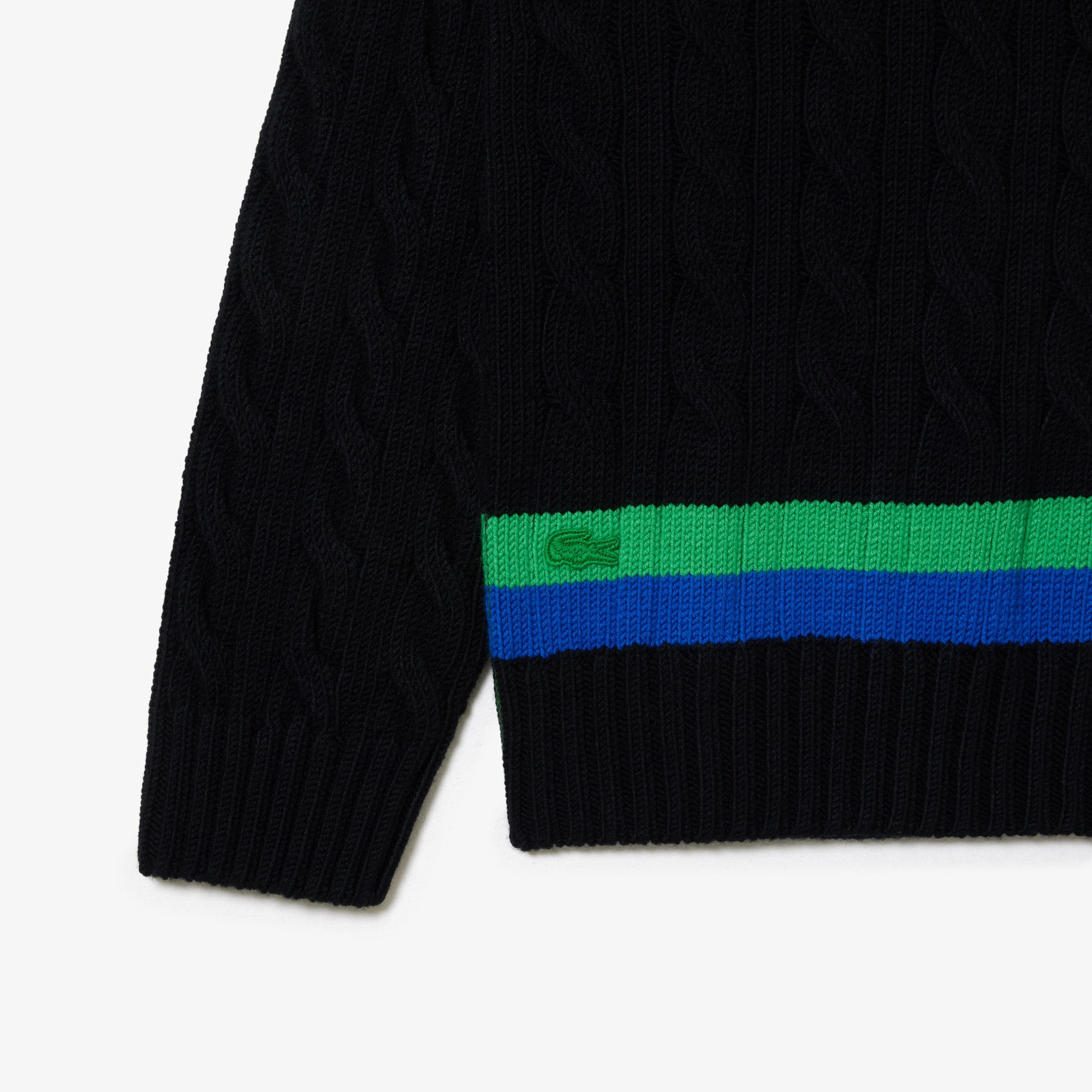 Tシャツ・カットソー HUECLOSET COSY COLLAR STRIPE KNIT 4BTR934 Women's Casual Long Sleeve Striped Crop Tops Collared Half