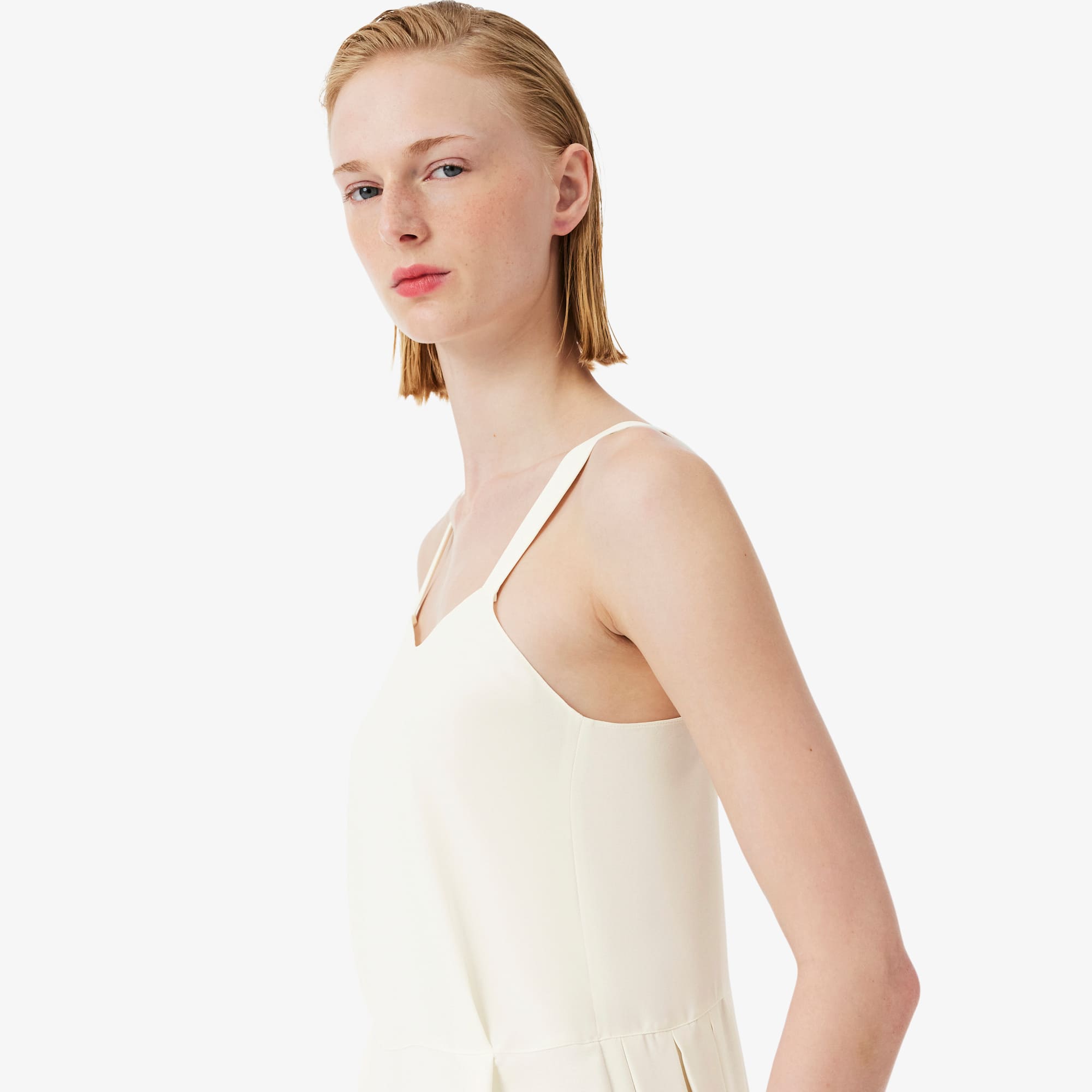 lacoste runway long pleated hooded dress Runway Long Pleated Hooded Dress