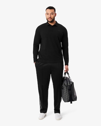 Trim Accent Piqu&eacute; Sweatpants