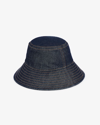 Cotton Denim Bucket Hat