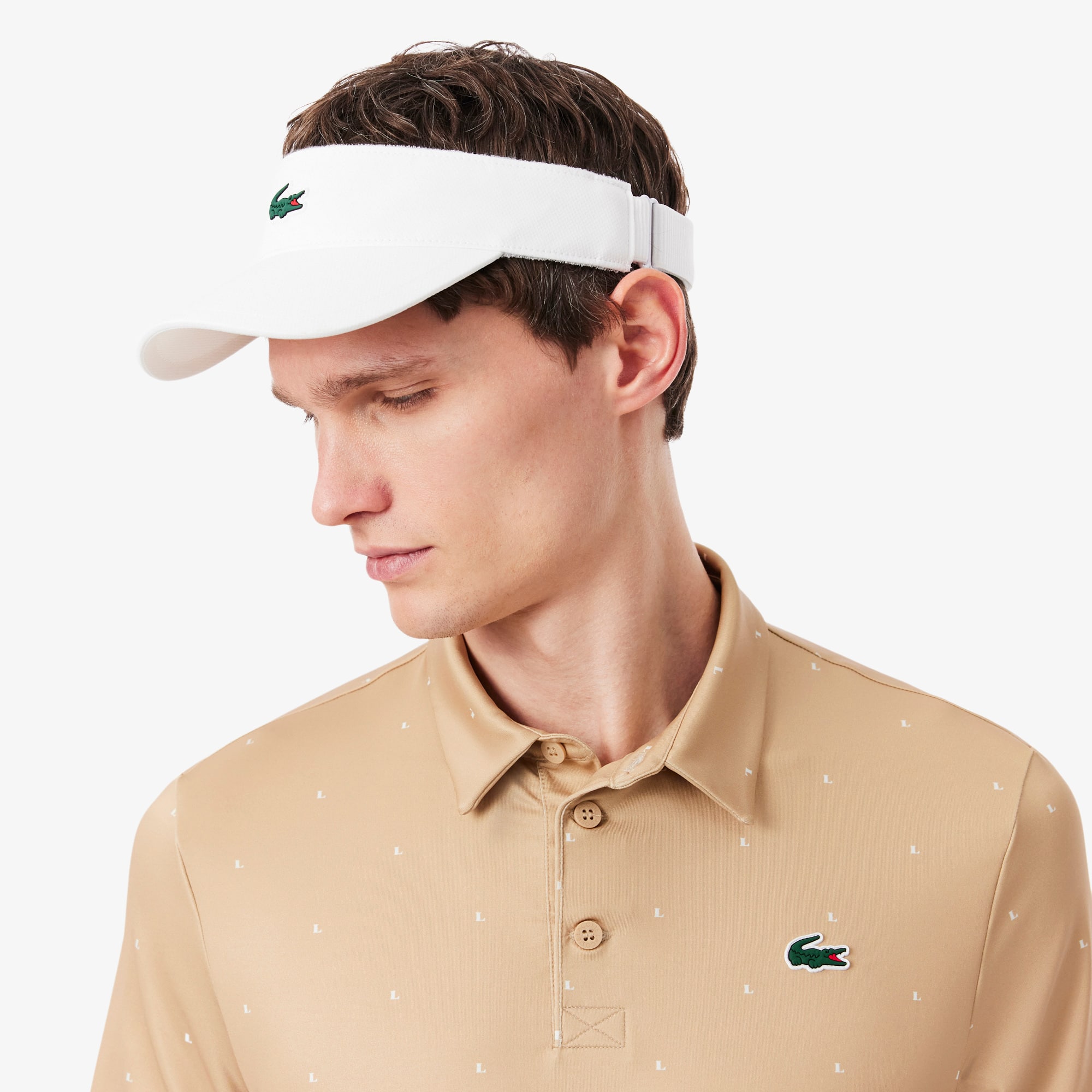 Regular Fit Printed Golf Polo