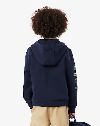 Kids' Printed Fleece Zip-Up Hoodie
