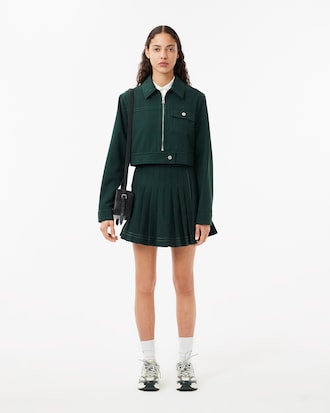 Chantaco Piqu&eacute; Leather Shoulder Bag