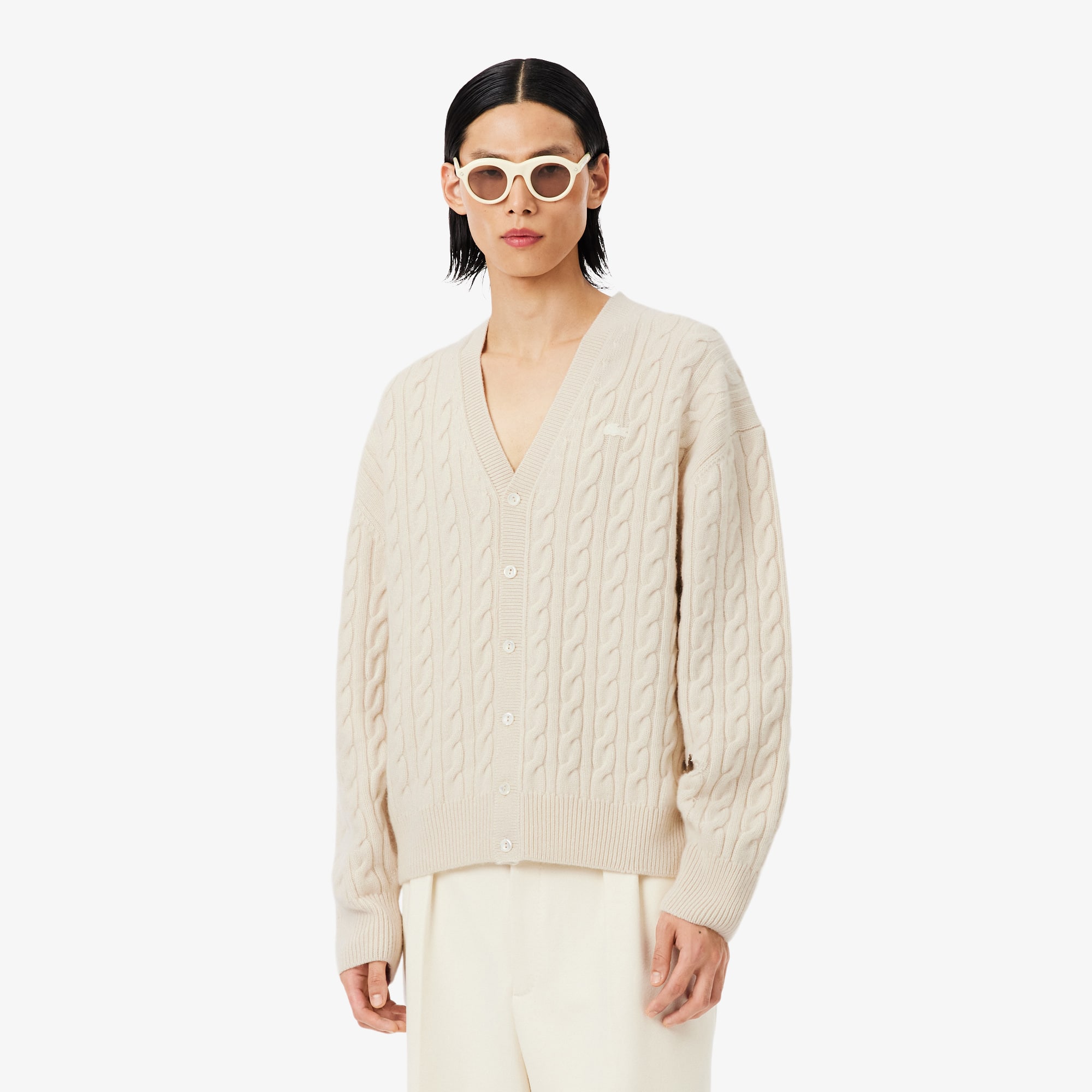 Runway Cashmere Cable Knit Cardigan - Sweaters & Sweatshirts