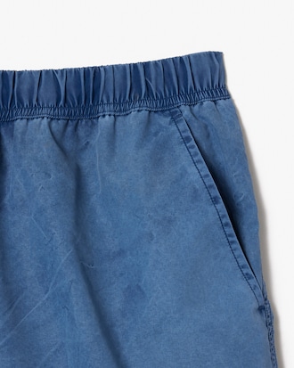 Men's Washed Effect Swim Trunks