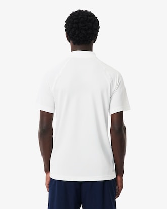 Polo homme Lacoste Sport en tissu r&eacute;sistant et respirant