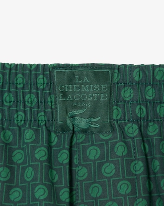 Men's Runway Print Poplin Shorts