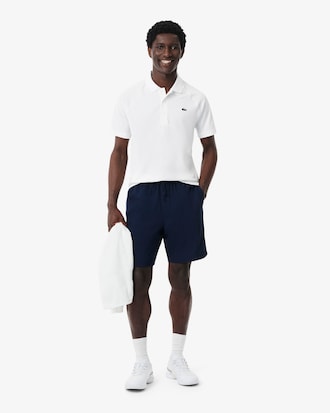 Polo homme Lacoste Sport en tissu r&eacute;sistant et respirant