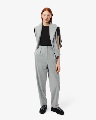 Playera Para Mujer De Corte Slim De Algod&oacute;n Acanalado