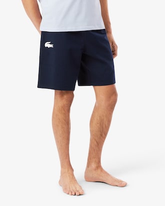 Men's Straight Fit Fleece Pajama Shorts