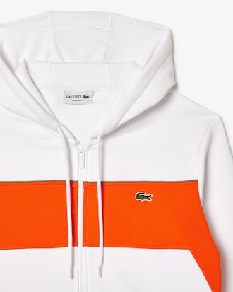 Men's Zip-Up Colorblock Hoodie