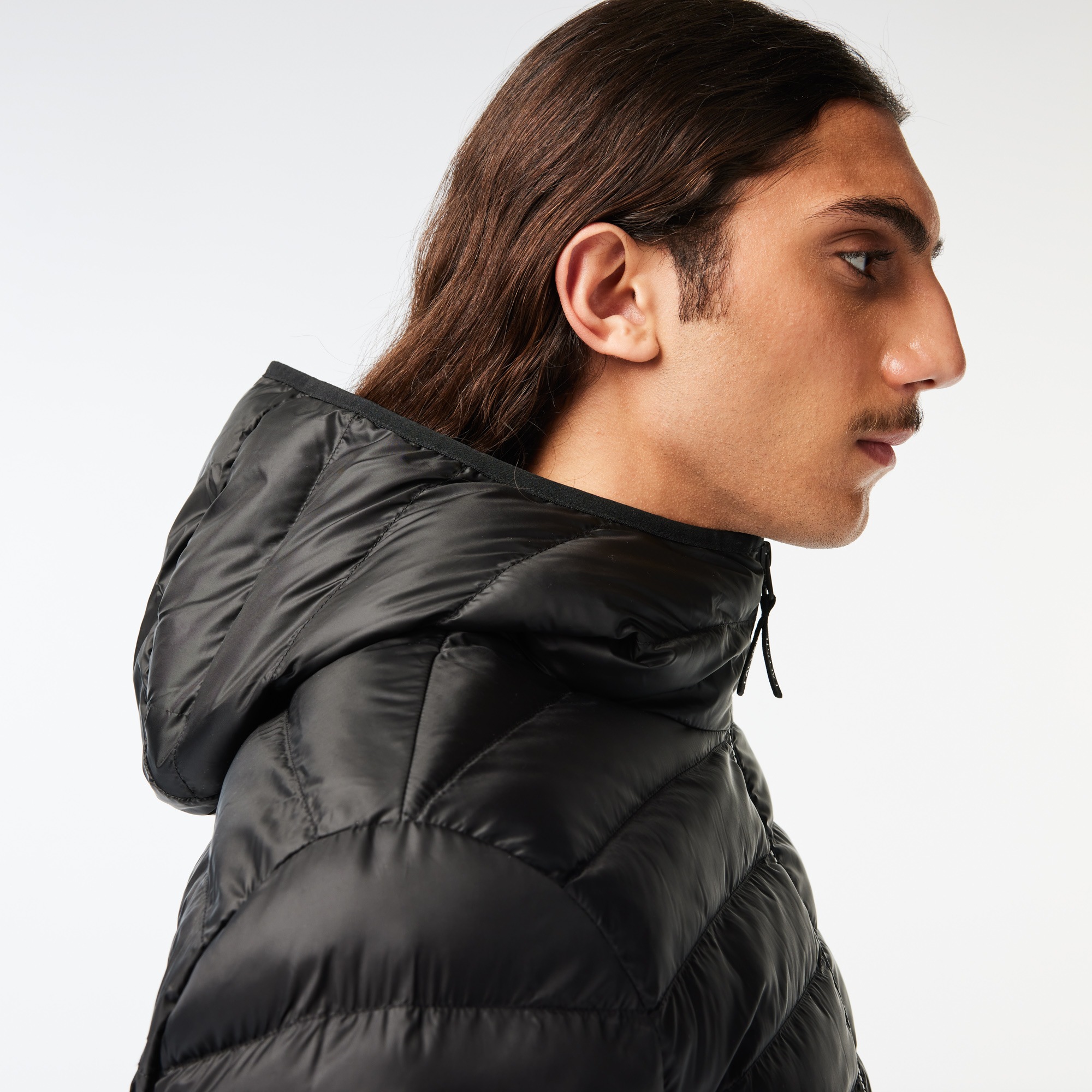 Men's Lacoste Quilted Hooded Short Jacket - Clothing - New In 2022 ...