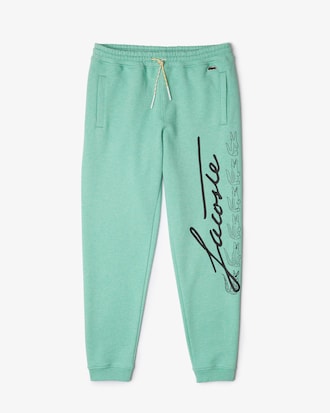 Men's Signature & Croc Print Cotton Fleece Sweatpants
