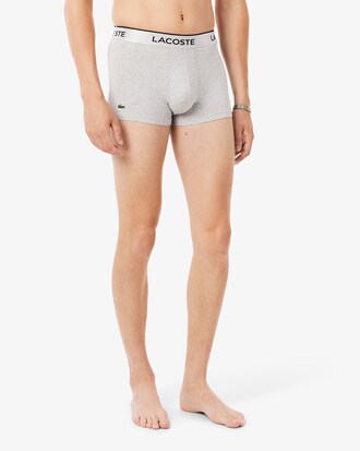 Men's 3-Pack Silver Waist Short Trunks