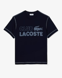 Men&rsquo;s Lacoste Vintage Print Organic Cotton T-shirt