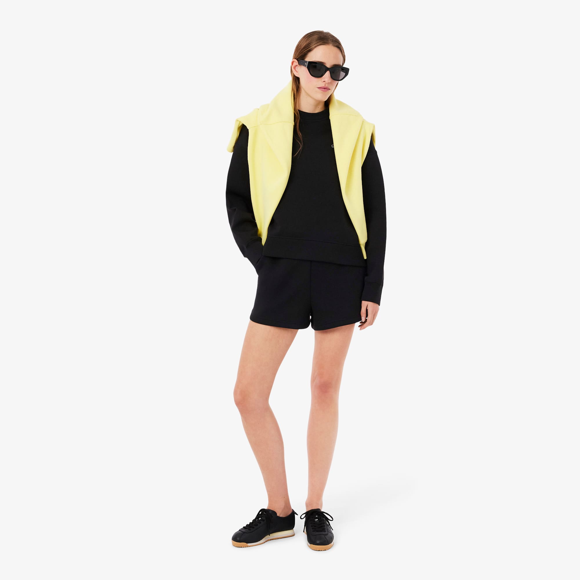 Oversized Double Face Jersey Sweatshirt - Sweaters & Sweatshirts