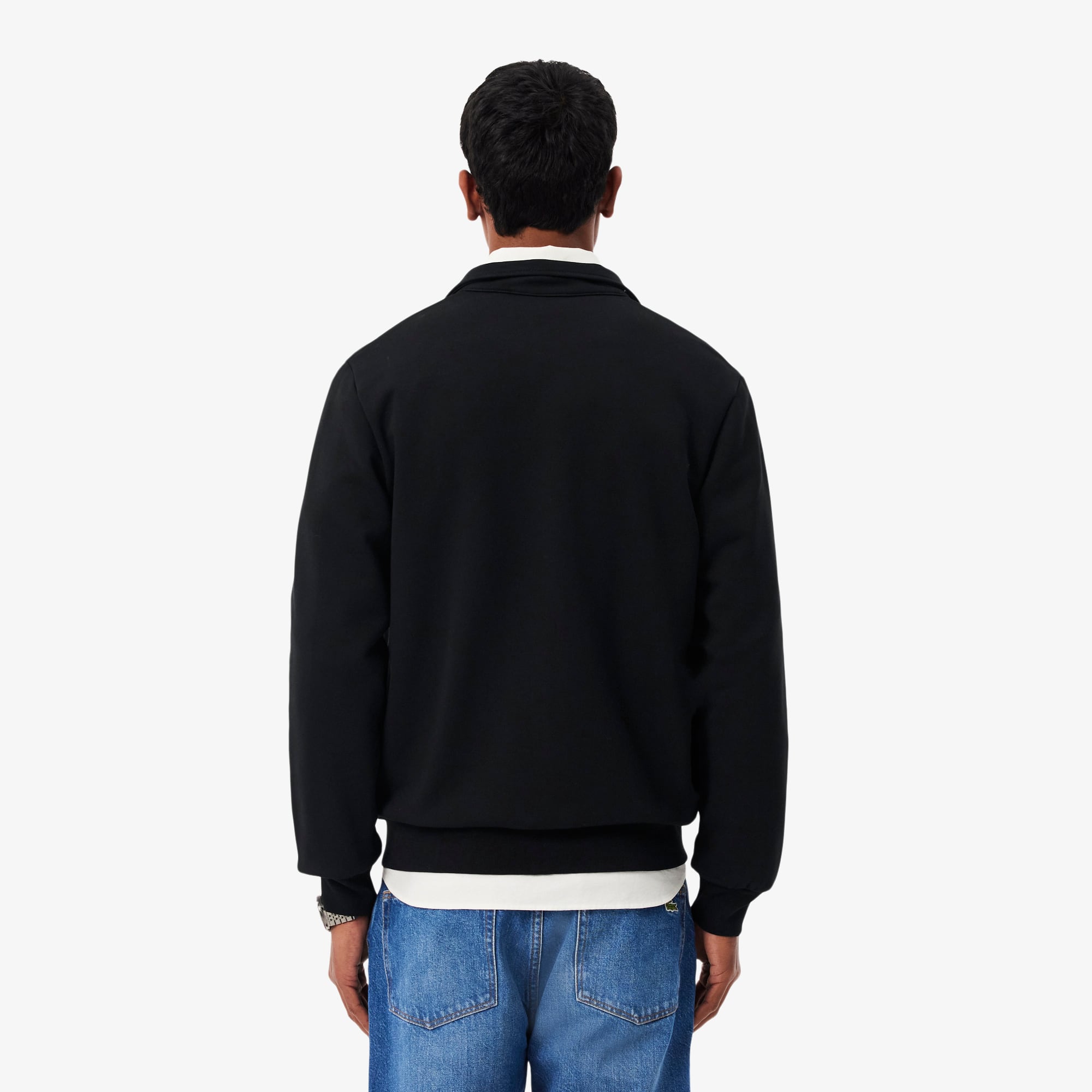 Zipped Cotton Fleece Sweatshirt