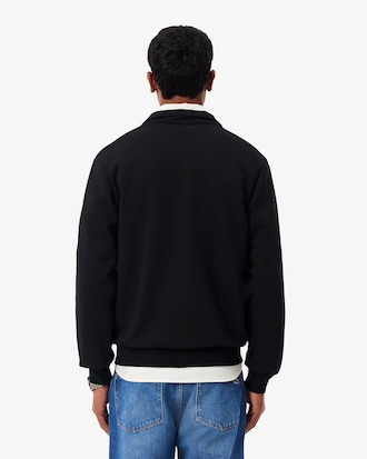 Zipped Cotton Fleece Sweatshirt