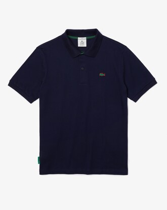 Polo unisex Lacoste L!VE Relaxed Fit en piqu&eacute; de algod&oacute;n stretch