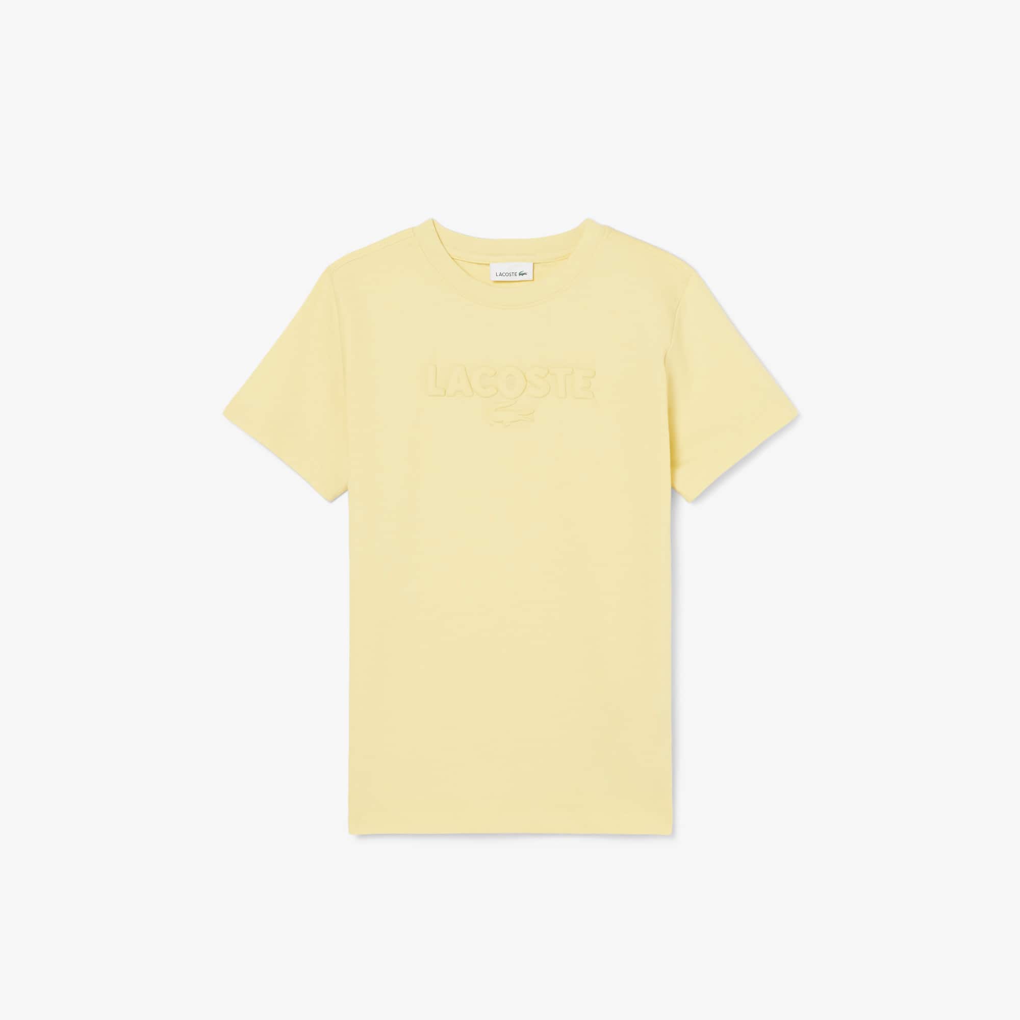 Textured Lacoste Cotton T-Shirt