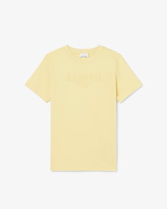 Textured Lacoste Cotton T-Shirt
