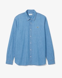 Camisa Vaquera Ligera De Corte Regular Para Hombre