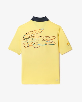 Polo para mujer con estampado Lacoste Sport Miami Open