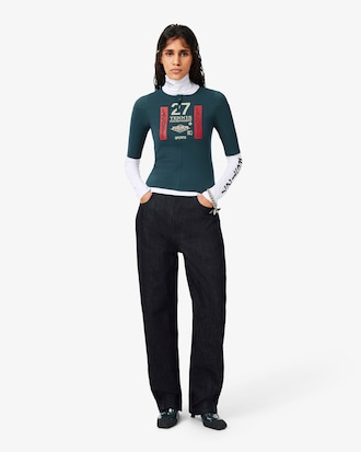 Runway Oversized Indigo Denim Jeans