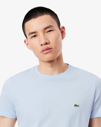 T-shirt col rond en jersey de coton pima uni