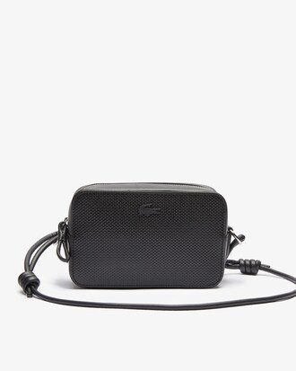 Petit sac &agrave; bandouli&egrave;re Chantaco en cuir piqu&eacute; mat