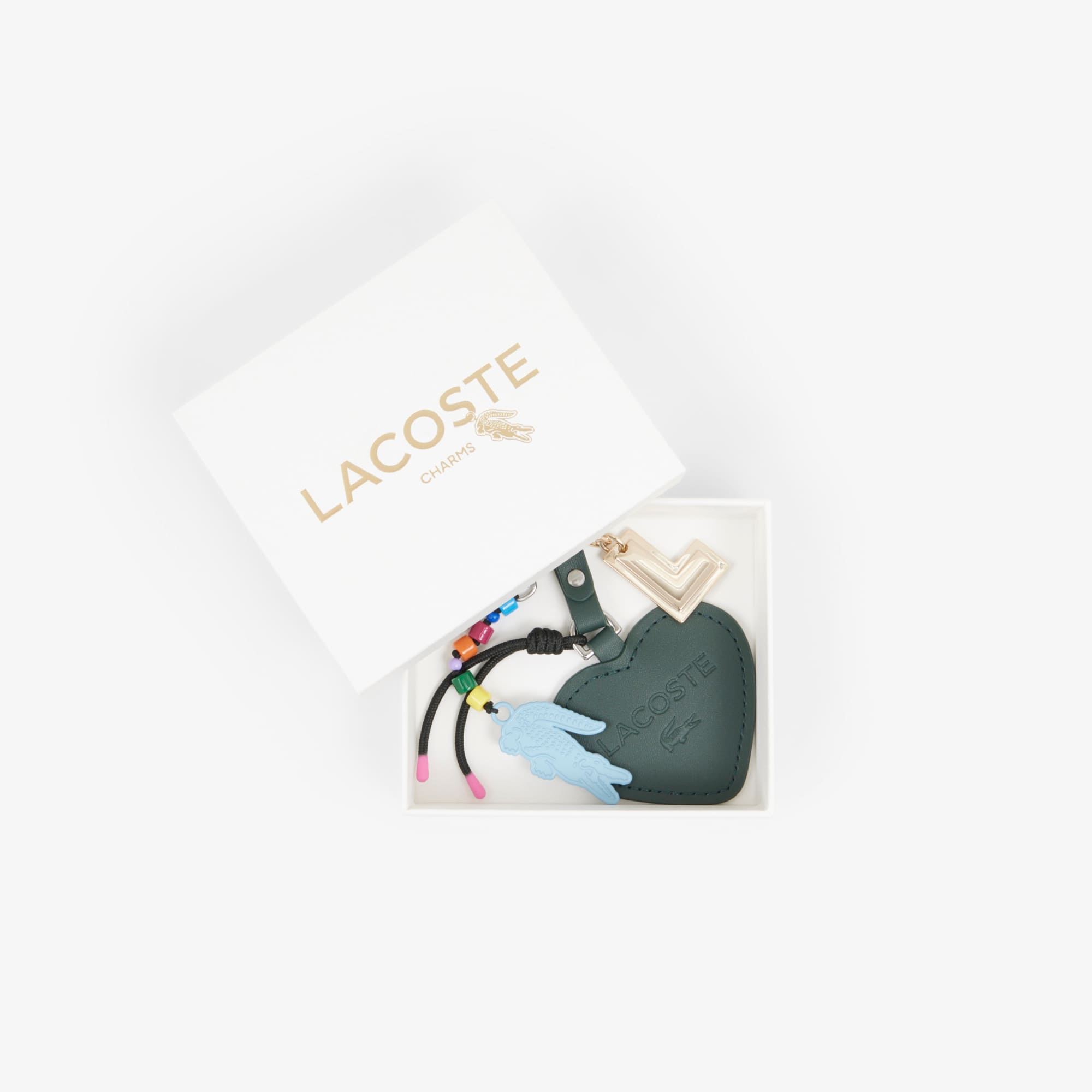 Crocodile Heart L Charms Key Ring