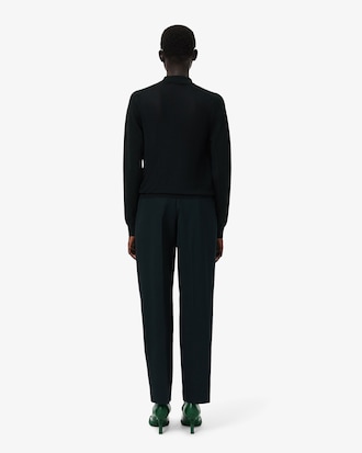 Runway Straight Fit Tailored Wool Pants