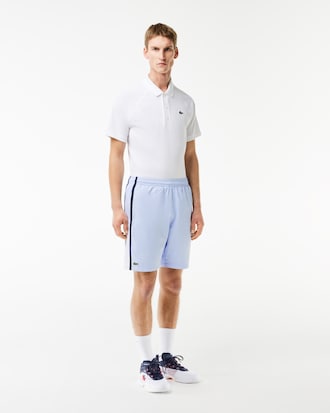 Men's Lightweight Colorblock Stripe Tennis Shorts