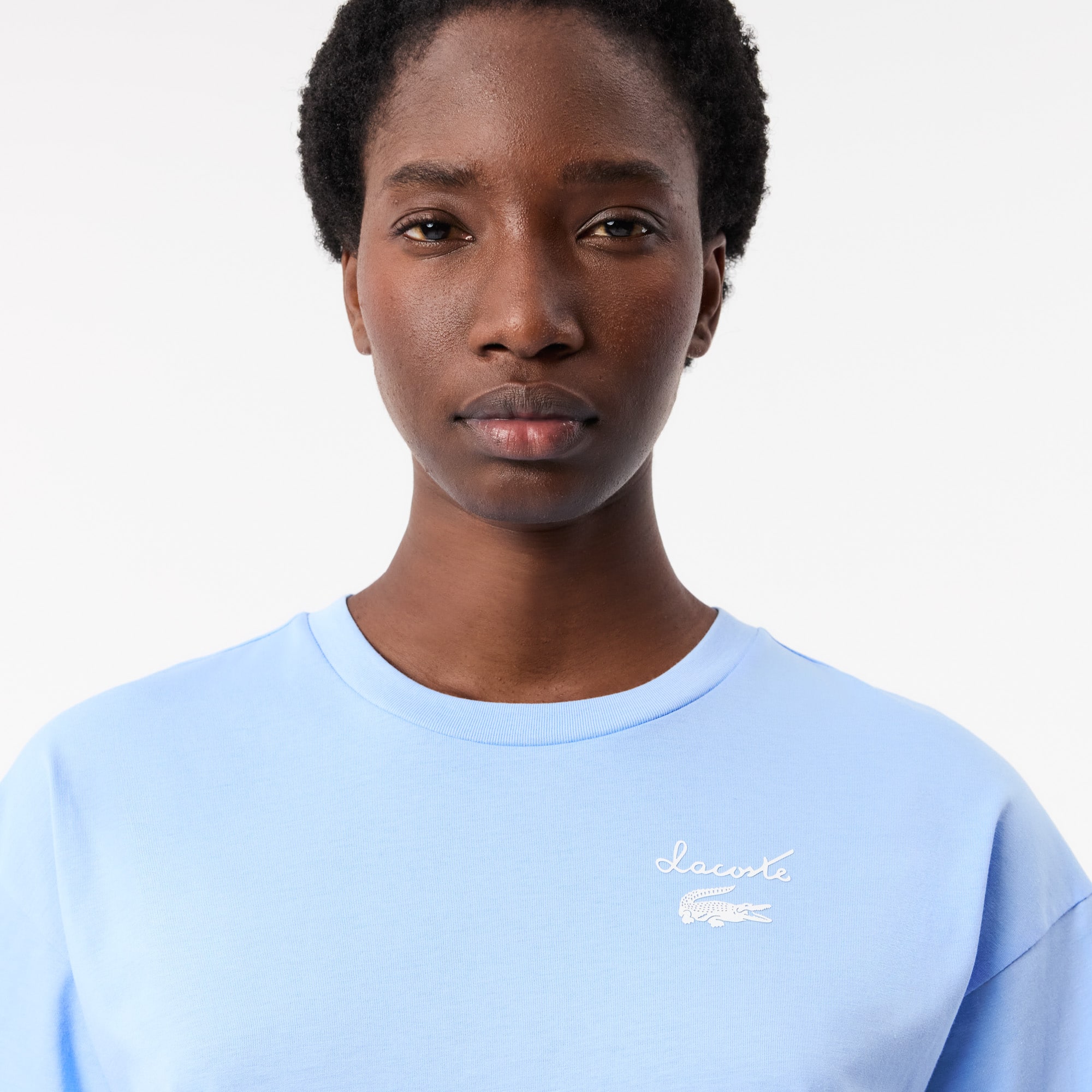 Women's Cotton Logo T-Shirt - T-Shirts & Tops - New In 2025
