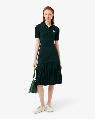 Women's Runway Mini Piqué Polo Bodysuit