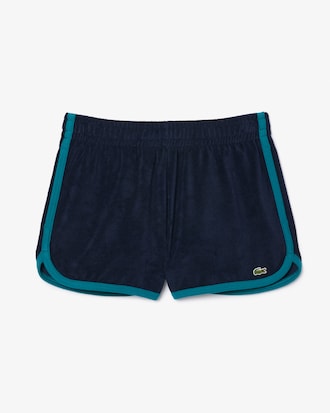 Women's Cotton Terry Contrast Accent Shorts