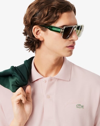 Men's Classic Fit Embroidery Detail Piqu&eacute; Polo