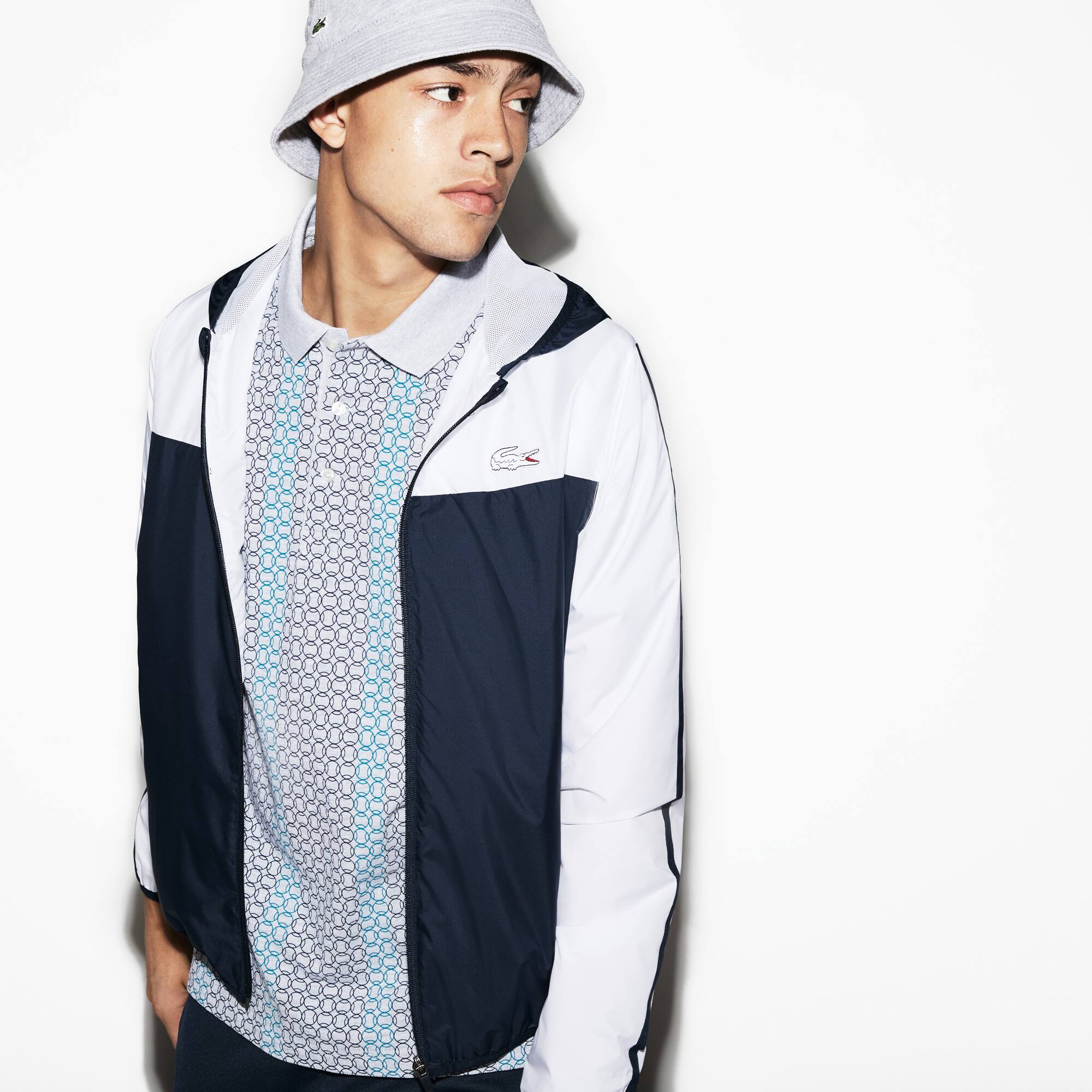 LACOSTE Men's SPORT Roland-Garros Edition Hooded Jacket