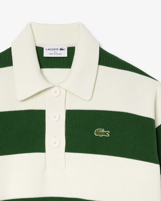 Women's Made In France Ribbed Cotton Polo