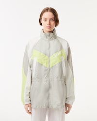Women's Oversized Adjustable Waiste Colorblock Jacket