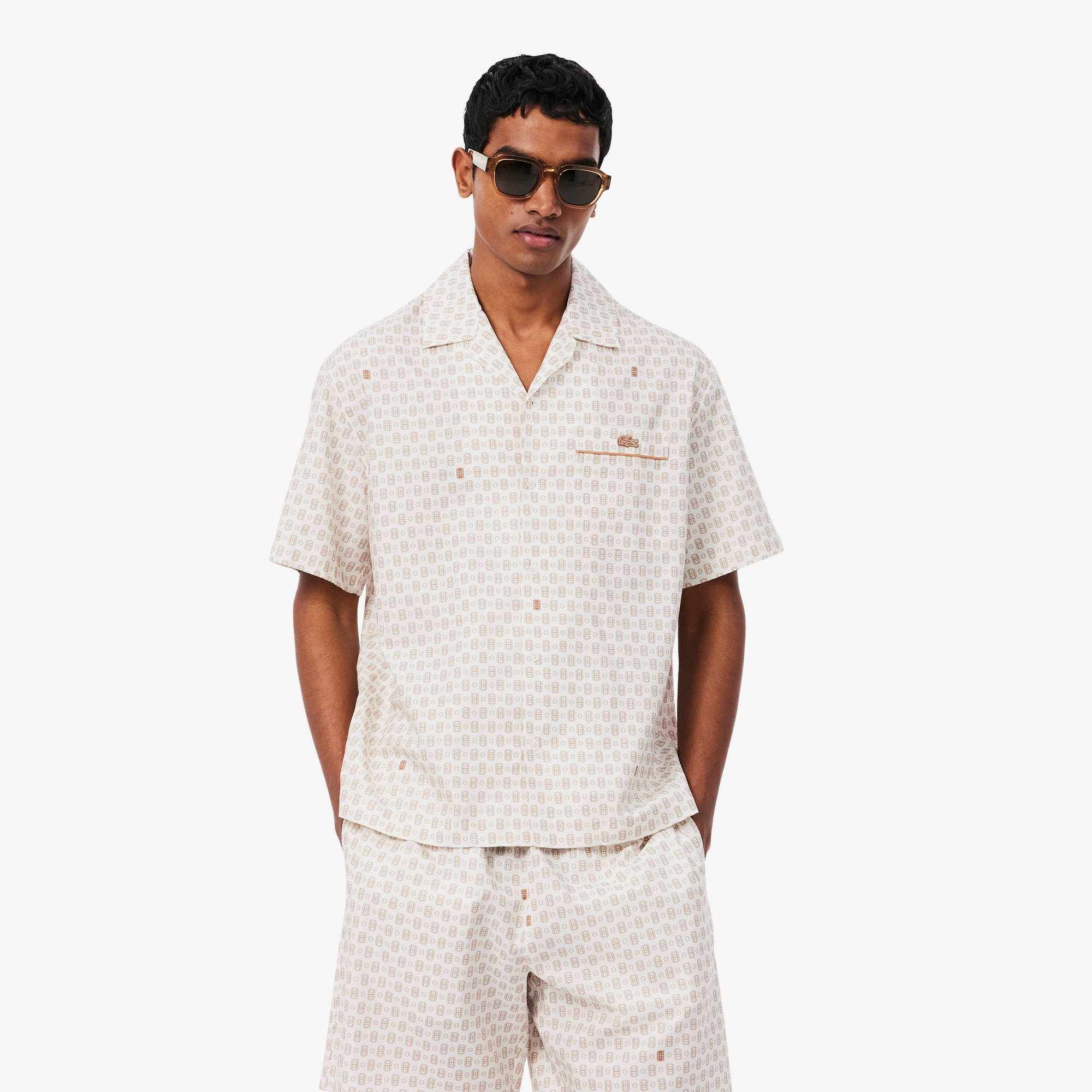 Lacoste Relaxed Fit Printed Shirt - 16 - 41