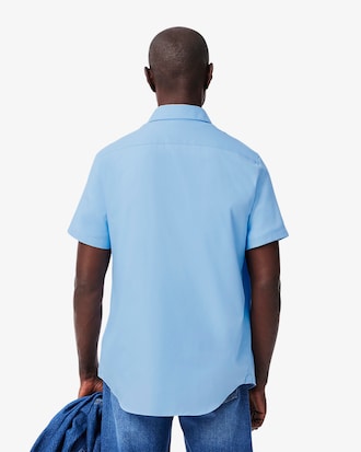 Men's Regular Fit Short Sleeve Cotton Shirt