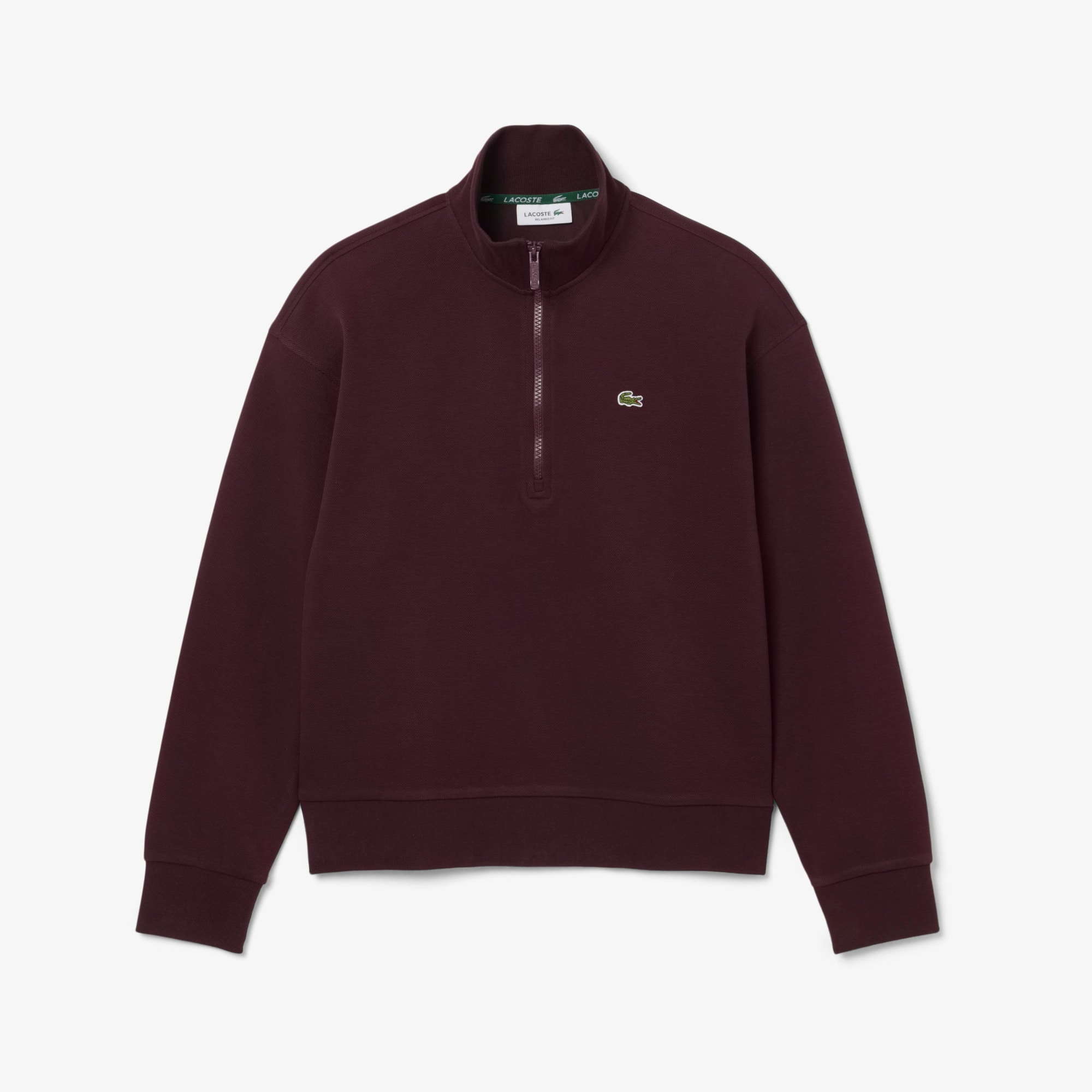 Women's Zip-Up Piqué Sweatshirt
