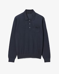 Runway Polo Collar Merino Wool Sweater