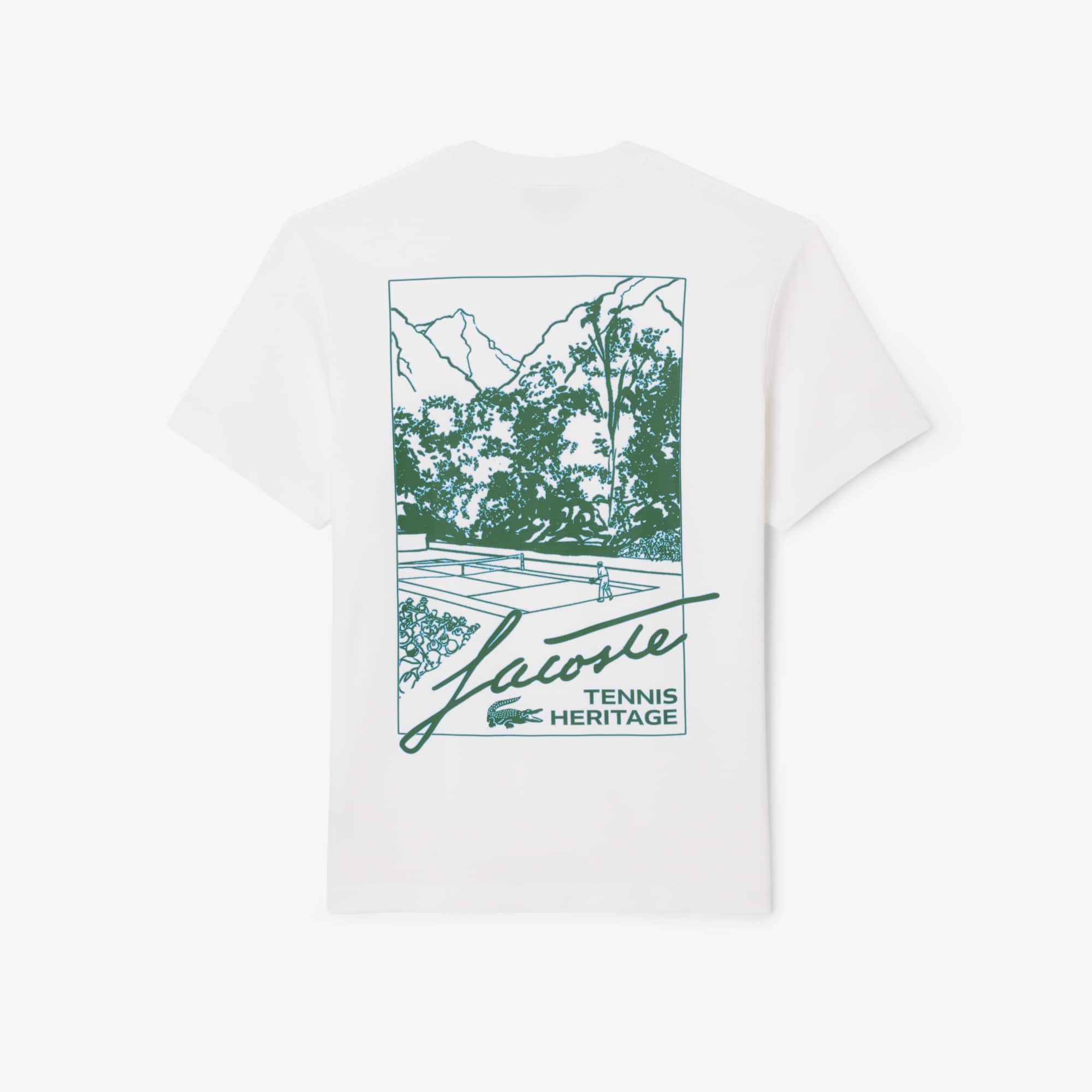 Men's Printed Jersey T-Shirt - Organic Cotton - New In 2026 | Lacoste