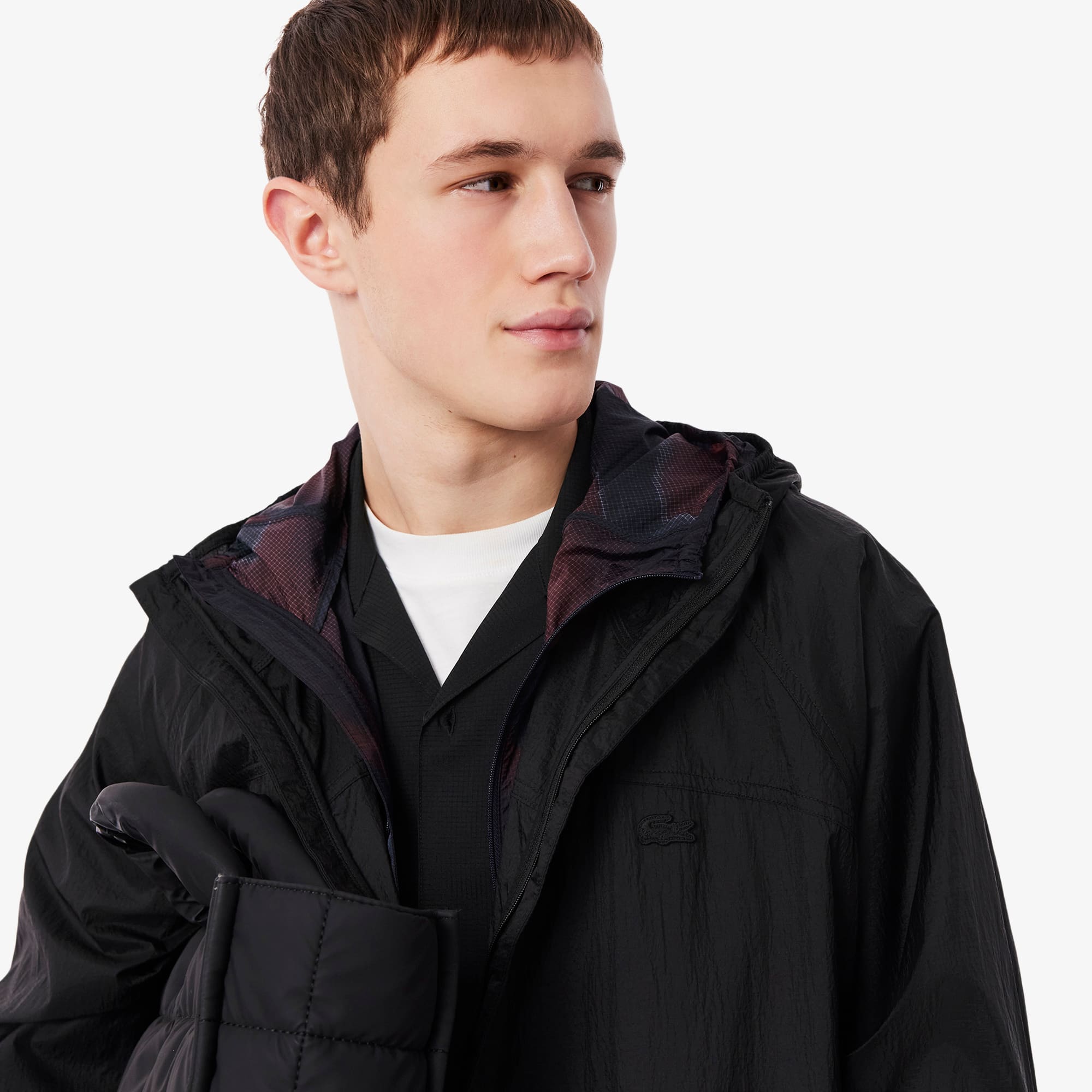 Men's Long Packable Water-Repellent Jacket - Jackets & Coats - New
