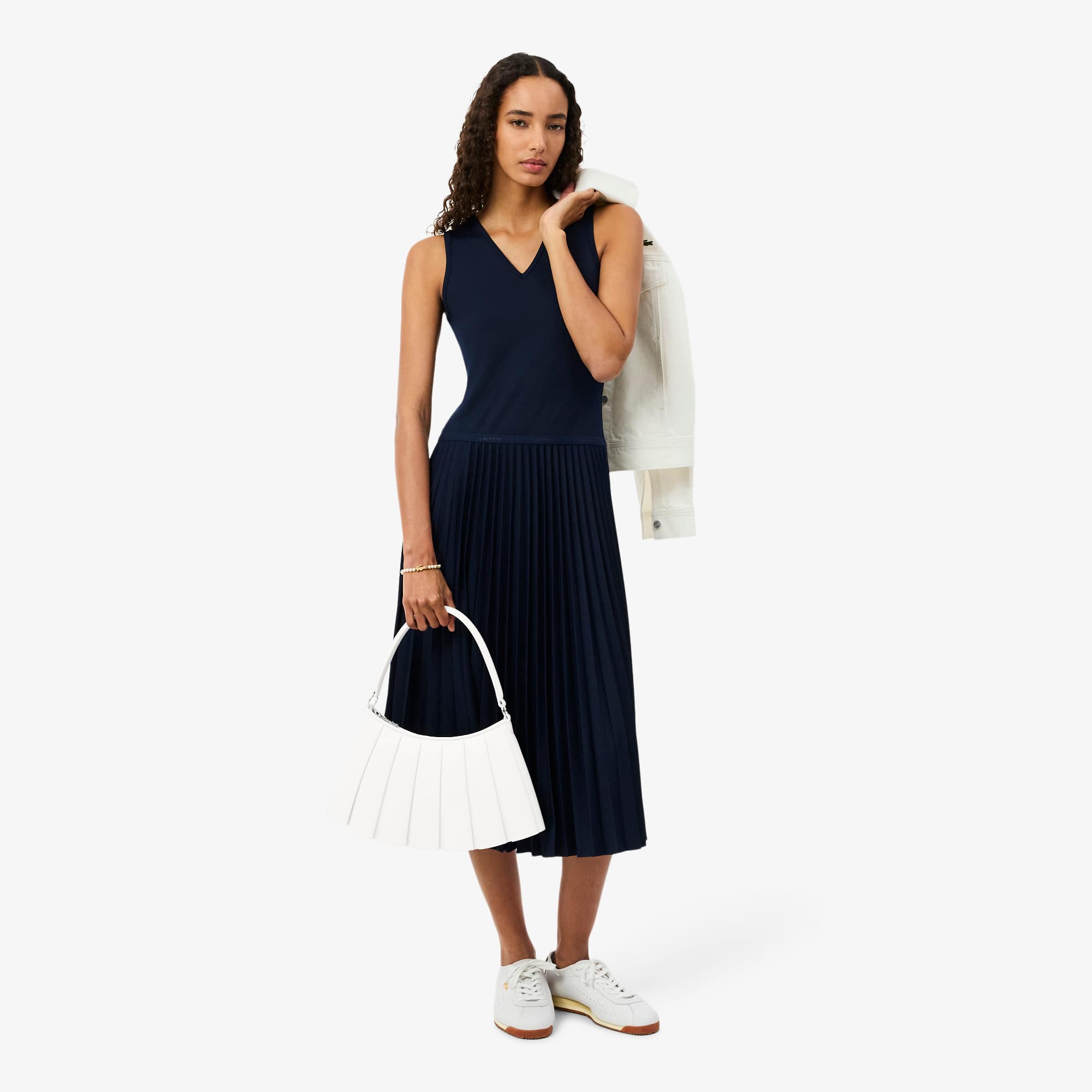 Medium Runway Lenglen Leather Bag - Bags - New In 2026 | Lacoste